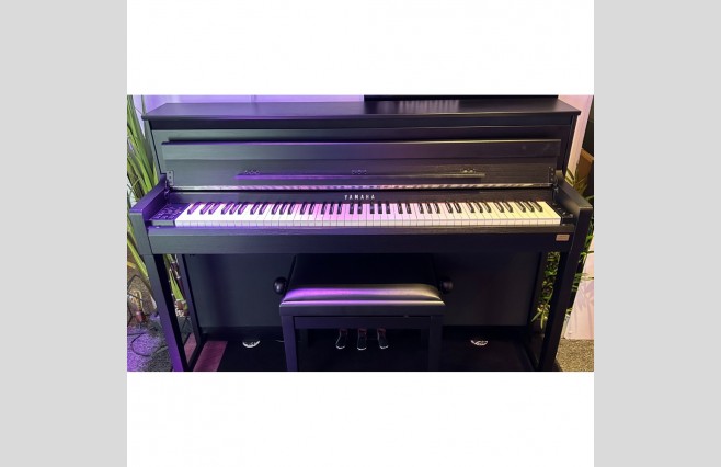 Used Yamaha CLP585 Black Walnut Digital Piano Complete Package (SN:BCUO01011) - Image 1